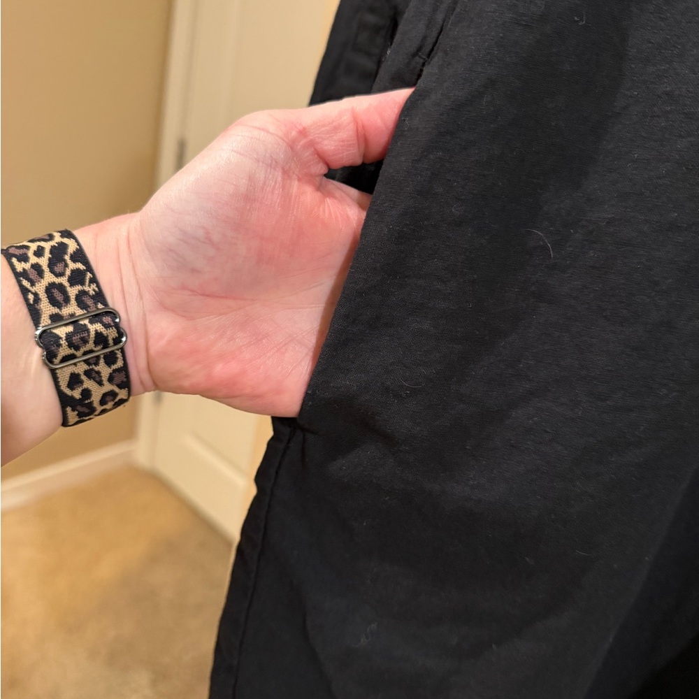 Universal Thread Black Button-Up Dress - image 3